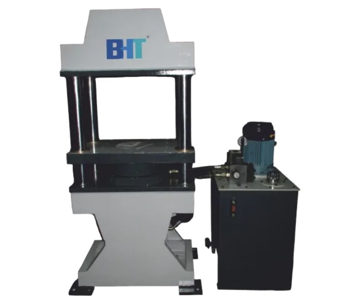 Four Pillar Hydraulic Press Upstroke Type | Bottom Ejection Design for Easy Part Removal in Coining, Embossing & Powder Compaction Applications 